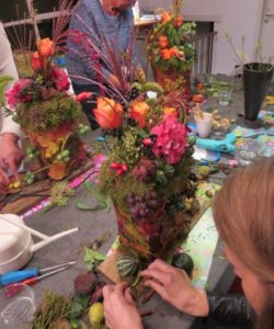 Creatief met bloemen in de herfst