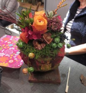 Herfst bloemstuk workshop
