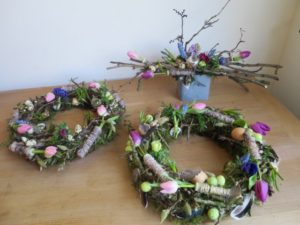 Resultaat workshop IJsselstein Pasen bloemen