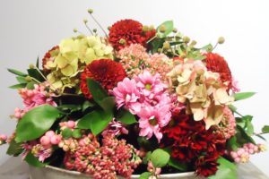 rouwstuk biedermeier herfstkleuren Ijsselstein