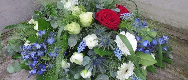 bloemen als laatste groet